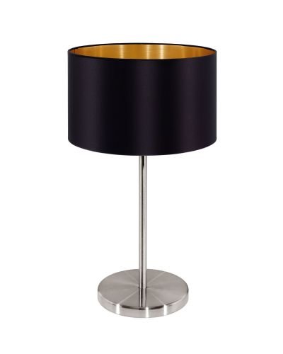 Eglo Maserlo Bordlampe Ø23 - Sort/Guld