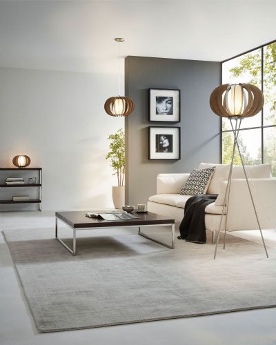 Eglo Stellato 3 Pendel Ø50 - Opal/nød