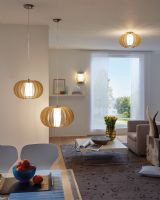 Eglo Stellato 1 Loftslampe Ø40 - Opal/ahorn