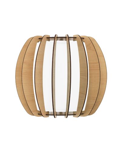 Eglo Stellato 1 Væglampe - Opal/ahorn