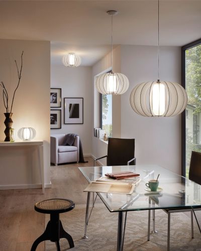 Eglo Stellato 2 Loftslampe Ø40 - Opal/hvid