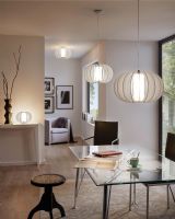 Eglo Stellato 2 Loftslampe Ø40 - Opal/hvid