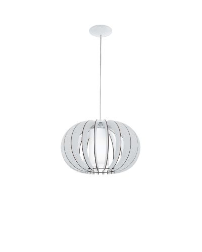Eglo Stellato 2 Pendel Ø40 - Opal/hvid