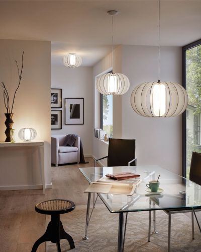 Eglo Stellato 2 Pendel Ø40 - Opal/hvid