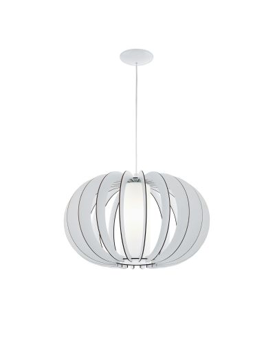 Eglo Stellato 2 Pendel Ø50 - Opal/hvid