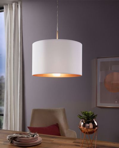 Eglo Pasteri Pendel Ø38 - Hvid/kobber