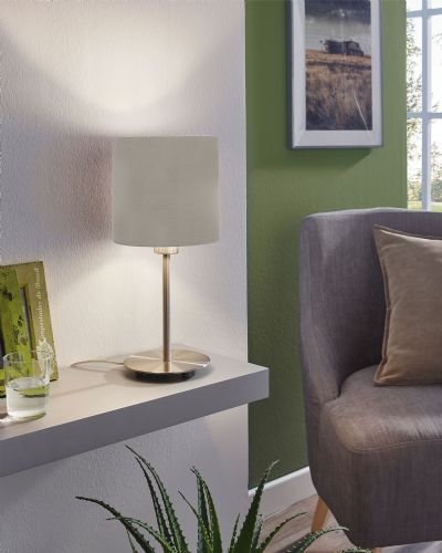 Eglo Pasteri Bordlampe 40cm - Taupe