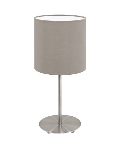 Eglo Pasteri Bordlampe 27cm  - Taupe