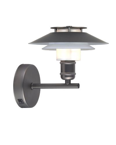 Halo Design 1123 Væglampe - Gun Black