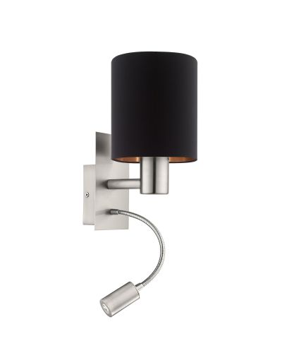 Eglo Pasteri Væg 2L - Sort/Kobber