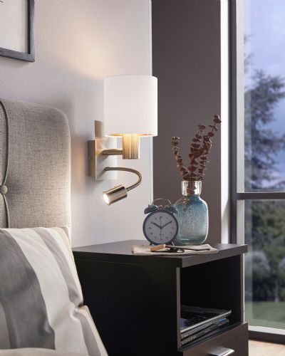 Eglo Pasteri Væg 2L - Hvid/Kobber