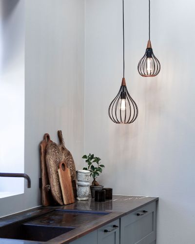 Halo Design Drops Metal Pendel - Ø17