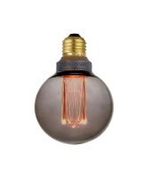 Halo Design Colors Dim Mini Globe - Smoke - 3-step