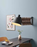 Halo Design Vintage XXL Væglampe - Sort/Valnød