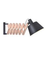 Halo Design Vintage XXL Væglampe - Sort/Valnød