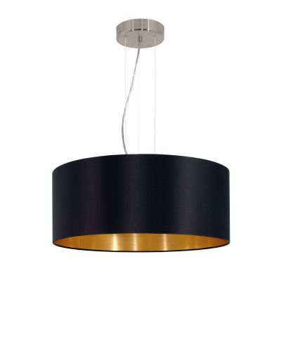 Eglo Maserlo Pendel Ø53 - Sort/Guld